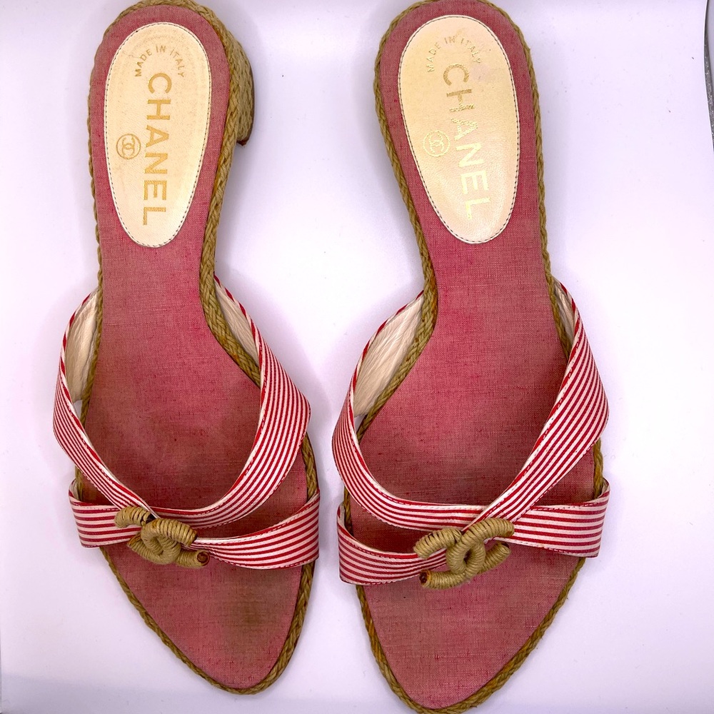 Authentic Chanel Sandals